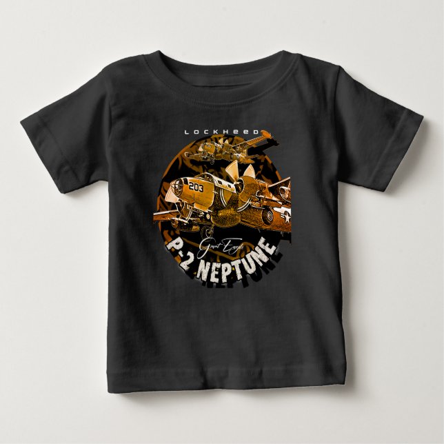 P2 Neptune Us Navy Maritime Patrol Aircraft Baby T-Shirt (Front)