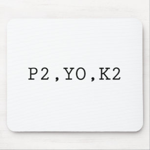 P2, YO, K2 MOUSE PAD