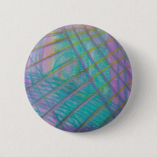 P34 Unique Colourful Abstract Art 6 Cm Round Badge