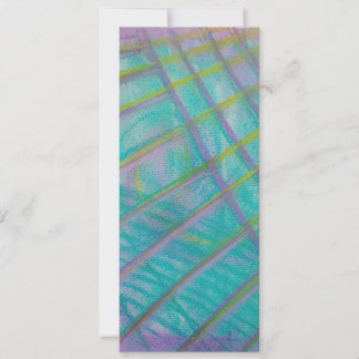 P34 Unique Colourful Abstract Art Card