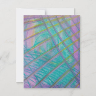 P34 Unique Colourful Abstract Art Card