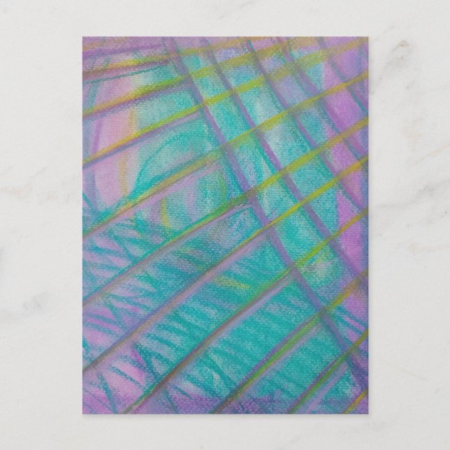 P34 Unique Colourful Abstract Art Postcard (Front)