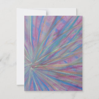 P36 Unique Colourful Abstract Art Card