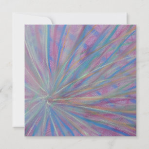 P36 Unique Colourful Abstract Art Card