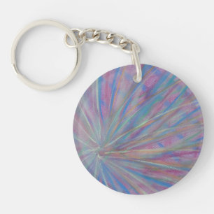 P36 Unique Colourful Abstract Art Key Ring