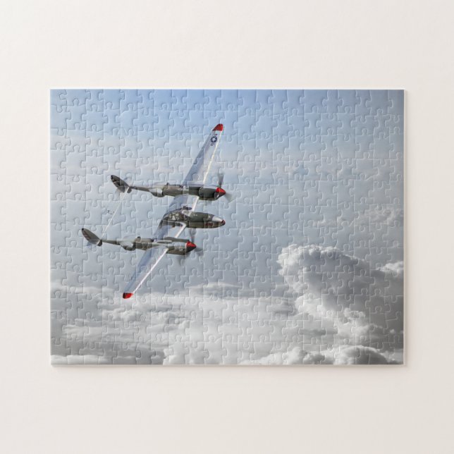 P38 Patrol Jigsaw Puzzle (Horizontal)