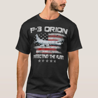 P3 Orion Sub Hunter ASW Aeroplane Vintage Veterans T-Shirt