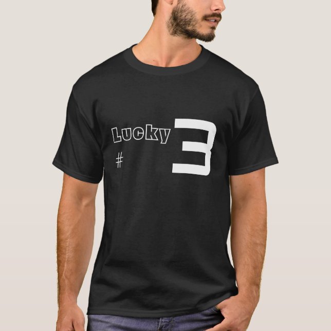 P3G Lucky Number T-Shirt (Front)