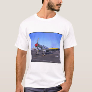 P40 On Display, Front_WWII Planes T-Shirt