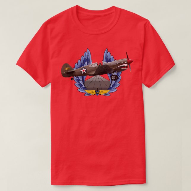 P40 Warhawk T-Shirt (Design Front)