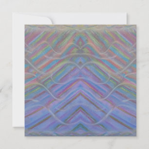 P40M Unique Colourful Abstract Art Card