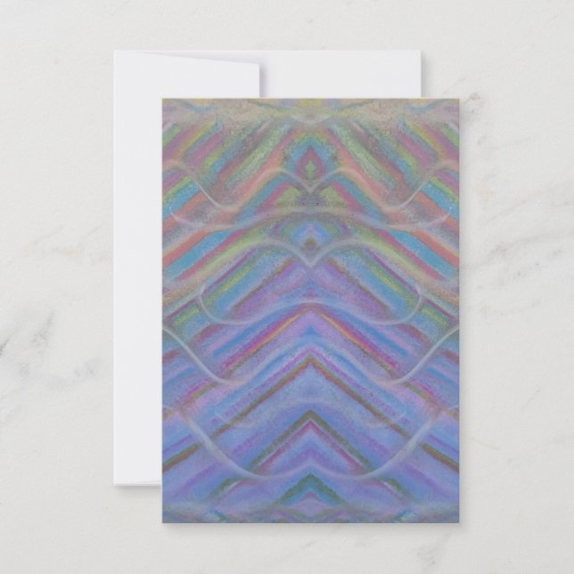 P40M Unique Colourful Abstract Art Card (Front)