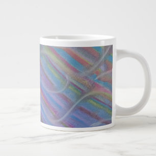 P40M Unique Colourful Abstract Art Large Coffee Mug