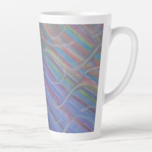P40M Unique Colourful Abstract Art Latte Mug