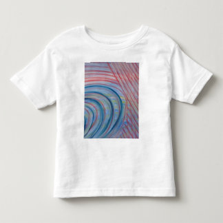 P43 Blue Red Yellow Colourful Abstract Art Toddler T-Shirt