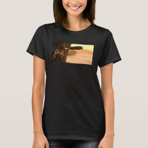 P4L Knife Letters Etched in Tree T-Shirt
