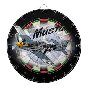P51 Mustang Dartboard