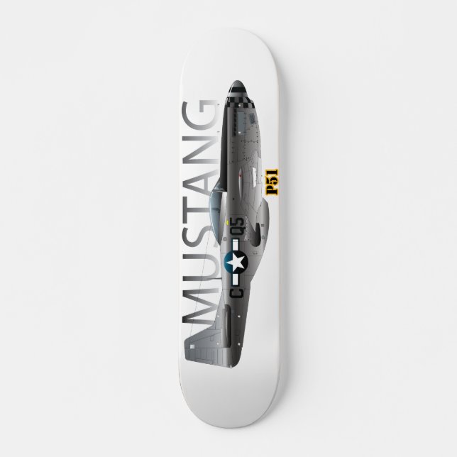 P51 Mustang Skateboard (Front)