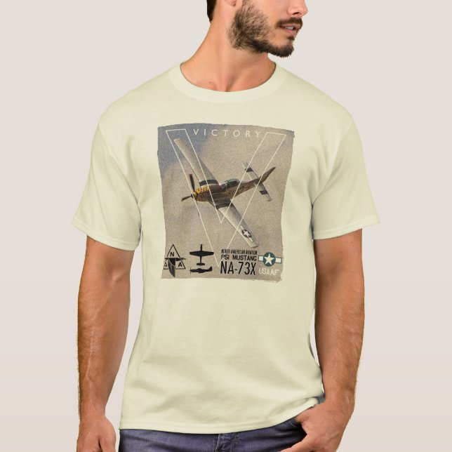 P51 Warbird T Shirt (Front)