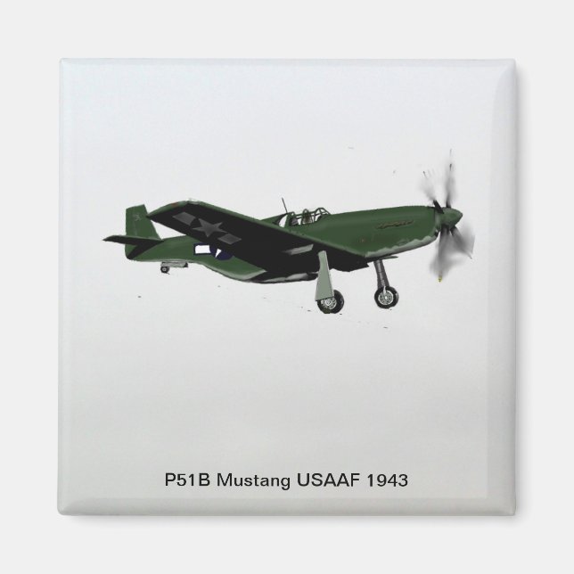 P51B Mustang Magnet (Front)