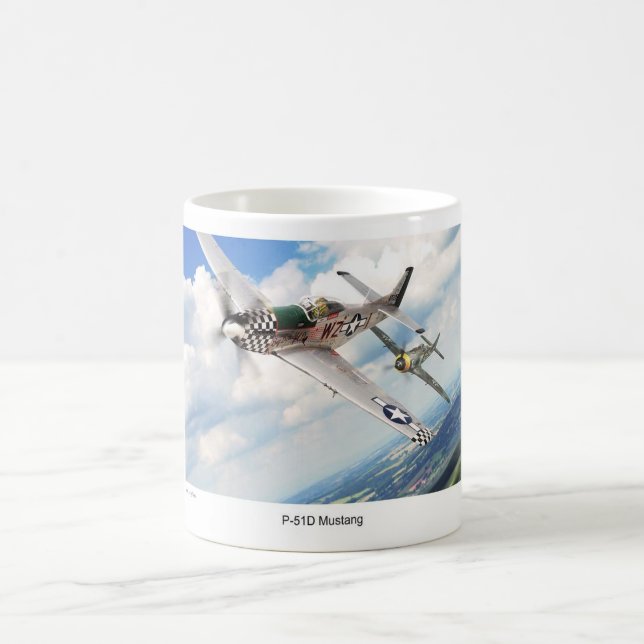 P51D Mustang Coffee Mug (Center)