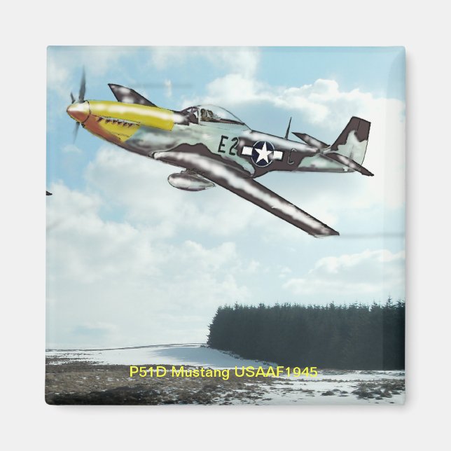 P51D Mustang Magnet (Front)