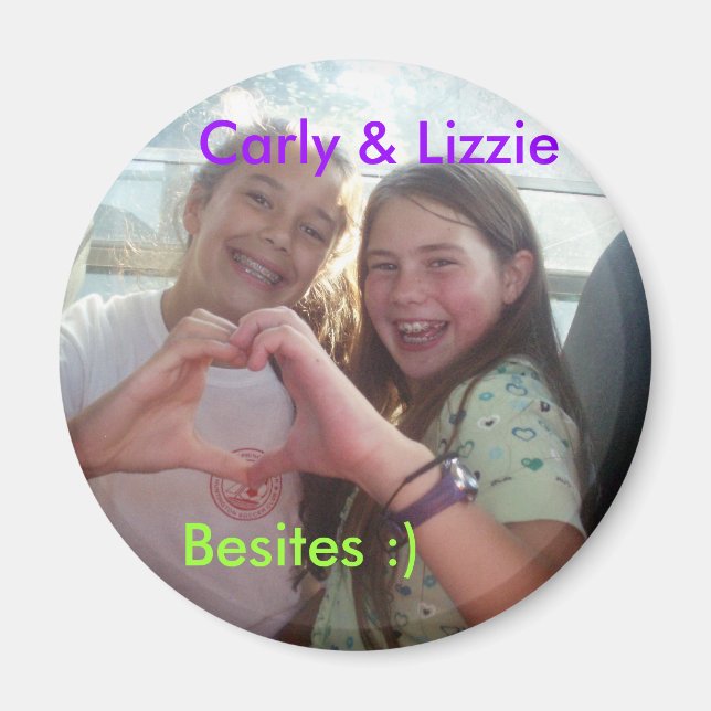 P5250239, Carly & Lizzie, Besites :) Magnet (Front)