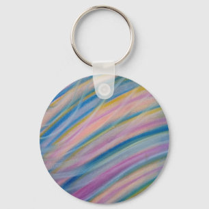 P6 Unique Colorful Abstract Art Key Ring
