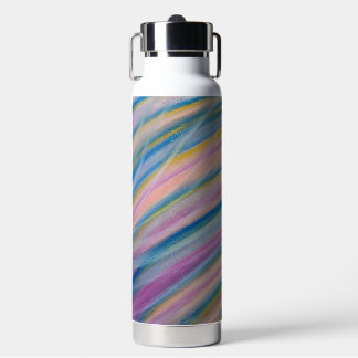 P6 Unique Colorful Abstract Art Water Bottle