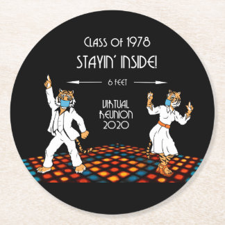 P78 Virt. Reunion Rnd Coaster - Black