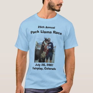P9160743, 25th Annual, Pack Llama Race, July 28... T-Shirt
