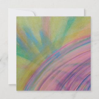 P9 Unique Colorful Abstract Art Card