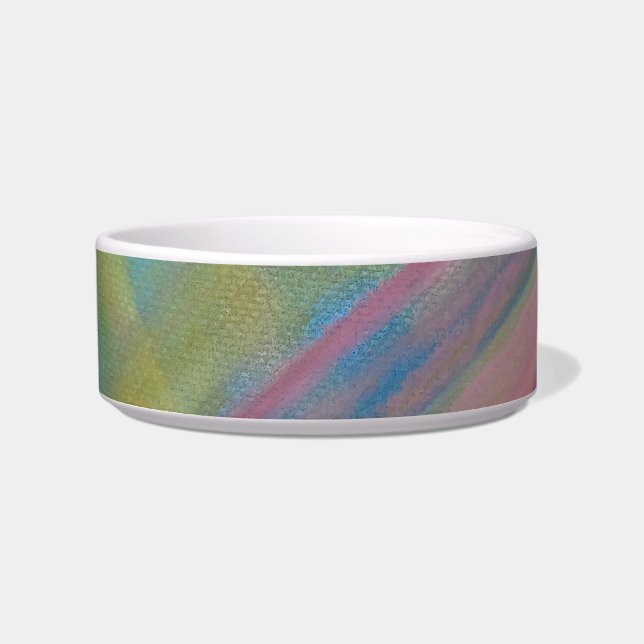 P9 Unique Colourful Abstract Art Bowl (Front)