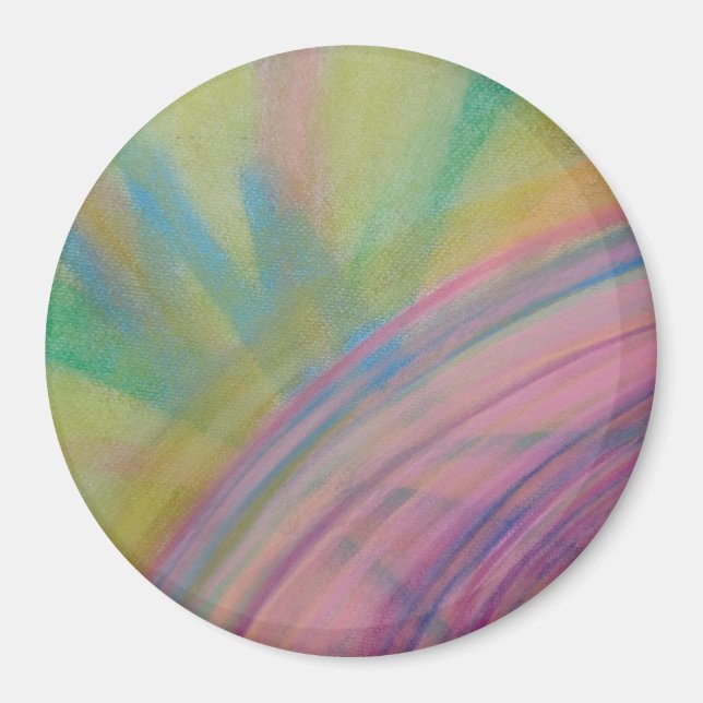 P9 Unique Colourful Abstract Art Magnet (Front)