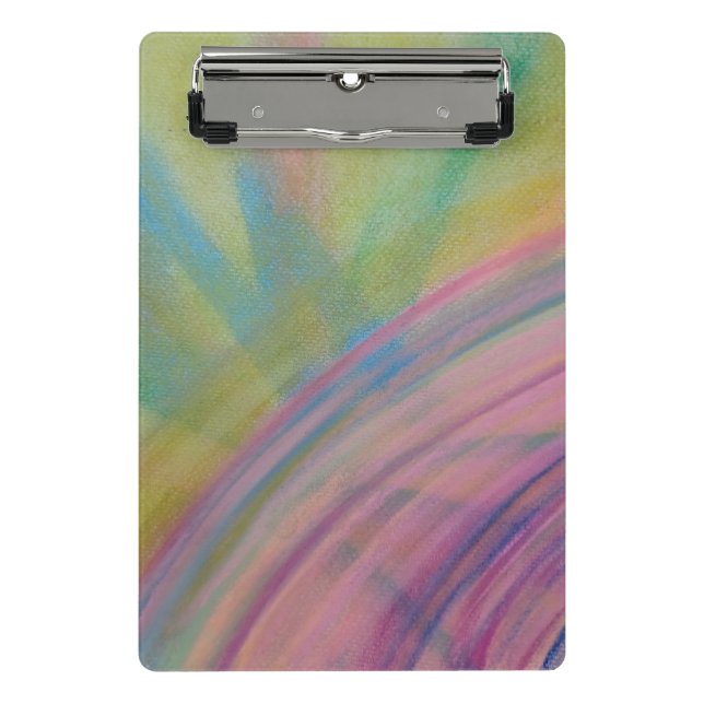 P9 Unique Colourful Abstract Art Mini Clipboard (Front)
