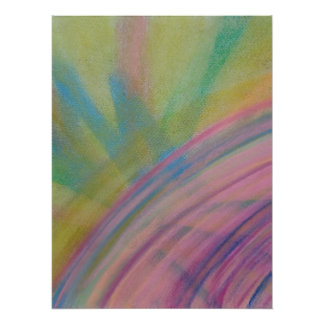 P9 Unique Colourful Abstract Art Poster