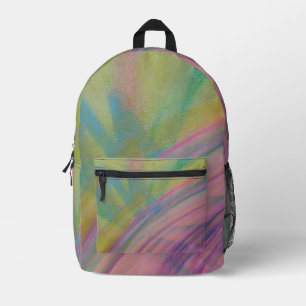 P9 Unique Colourful Abstract Art Printed Backpack