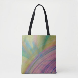 P9 Unique Colourful Abstract Art Tote Bag