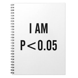 P < .05 I am significant statistics math notebook