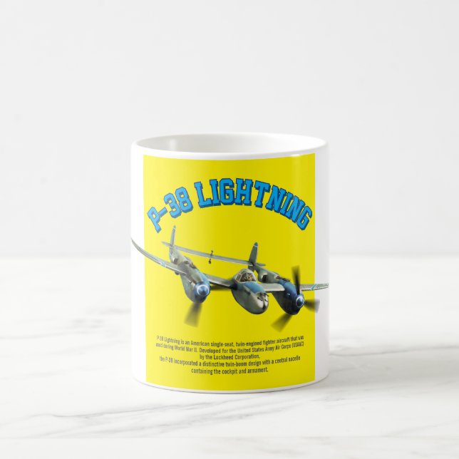 P-38 Lightningマグカップ Coffee Mug (Center)