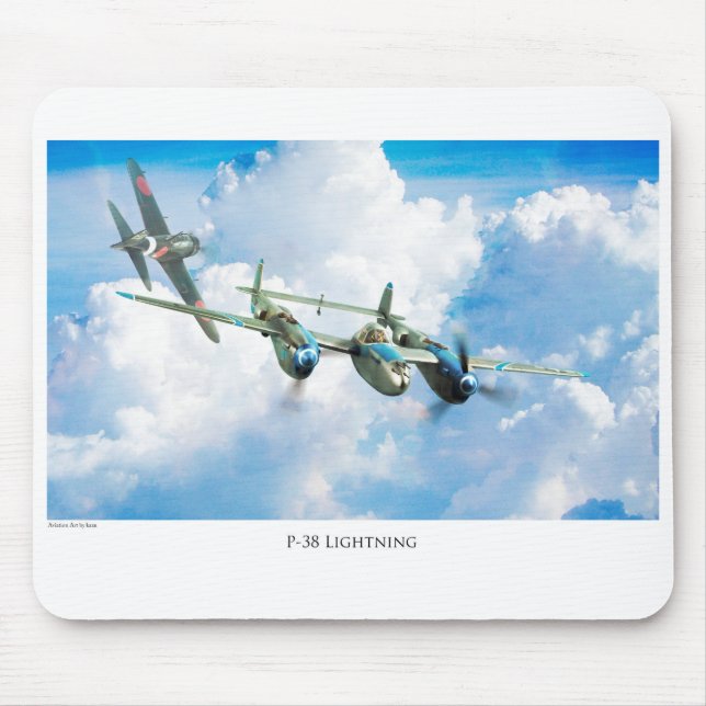 P-38 Lightning Mouse Pad (Front)