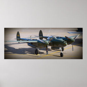 P-38 Lightning Poster
