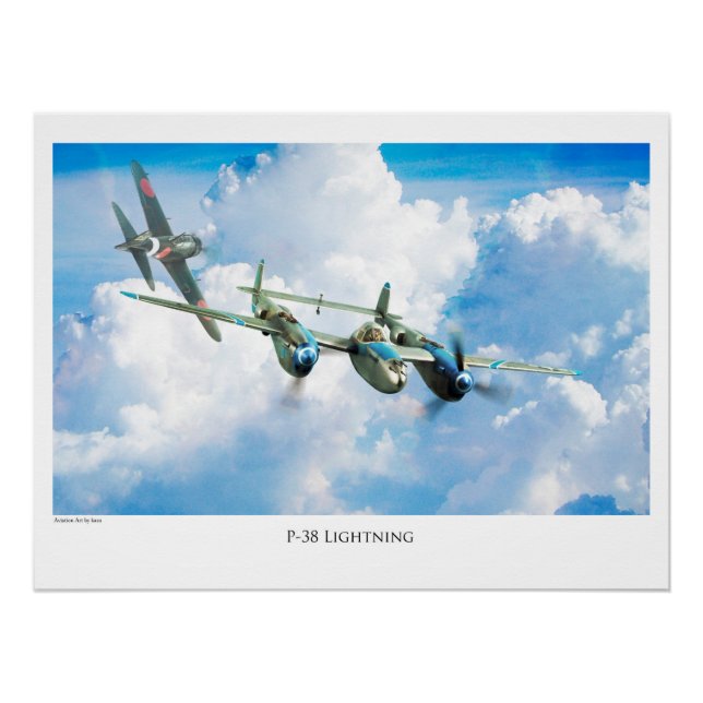 P-38 Lightning Poster (Front)
