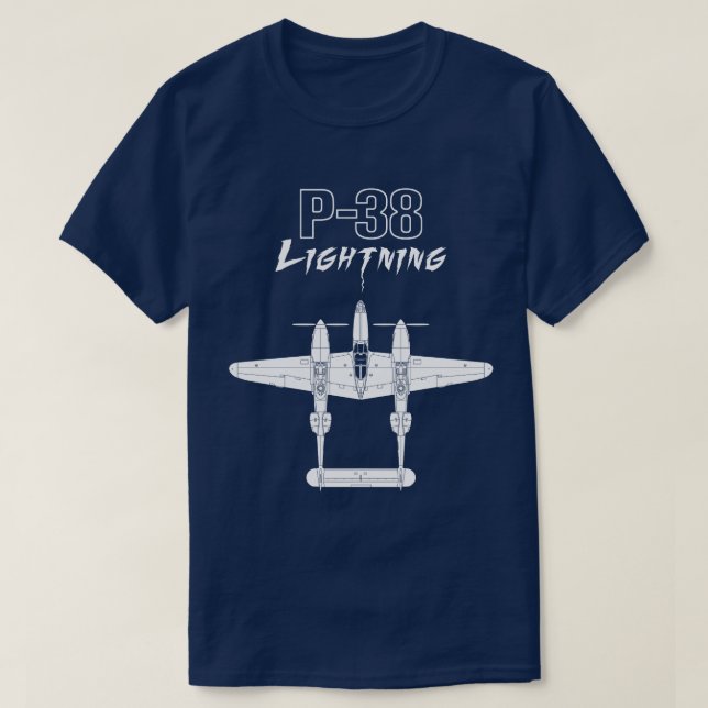 P-38 Lightning T-Shirt (Design Front)