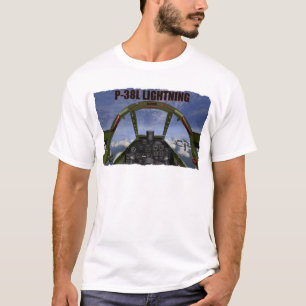 P-38L LIGHTNING COCKPIT VIEW T-Shirt