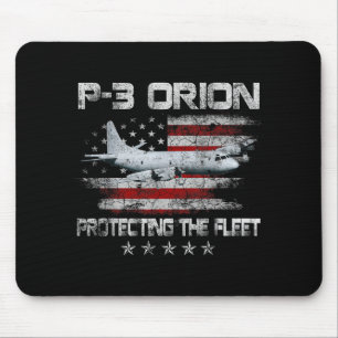 P-3 Orion Sub Hunter Asw Aeroplane Vintage Veteran Mouse Pad