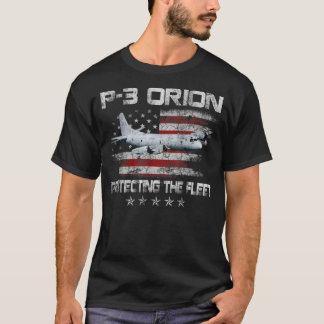 P-3 Orion Sub Hunter ASW Aeroplane Vintage Veteran T-Shirt
