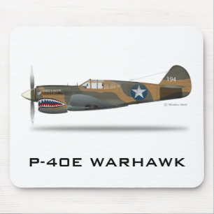 P-40E WARHAWK MOUSE PAD