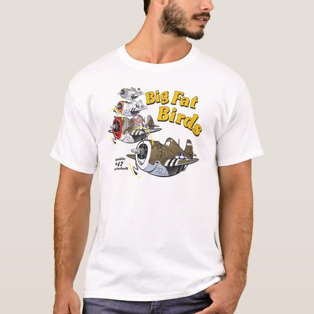 P-47 thunderbolt in formation T-Shirt (Front)