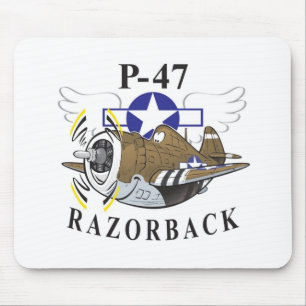 p-47 thunderbolt mouse pad